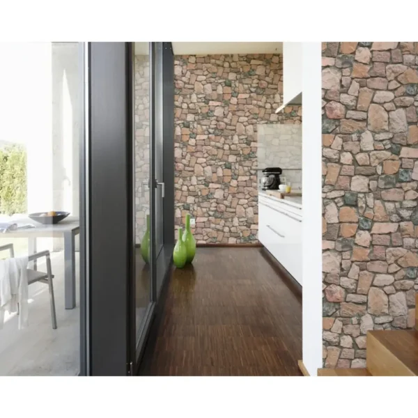 A.S. Creation AS Creation Stone Wall Pattern Rustic Brick Textured