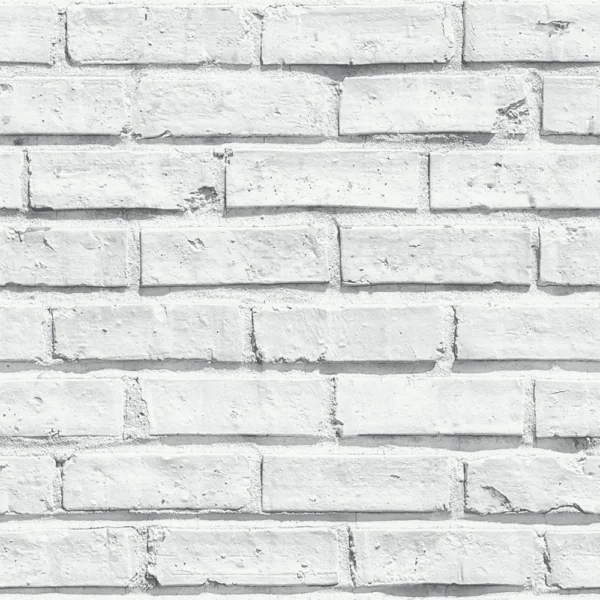 Arthouse VIP White Brick Wall Photographic Stone Effect - Image 2