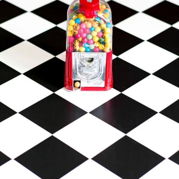 Black & White Candy Vinyl Flooring - Image 8