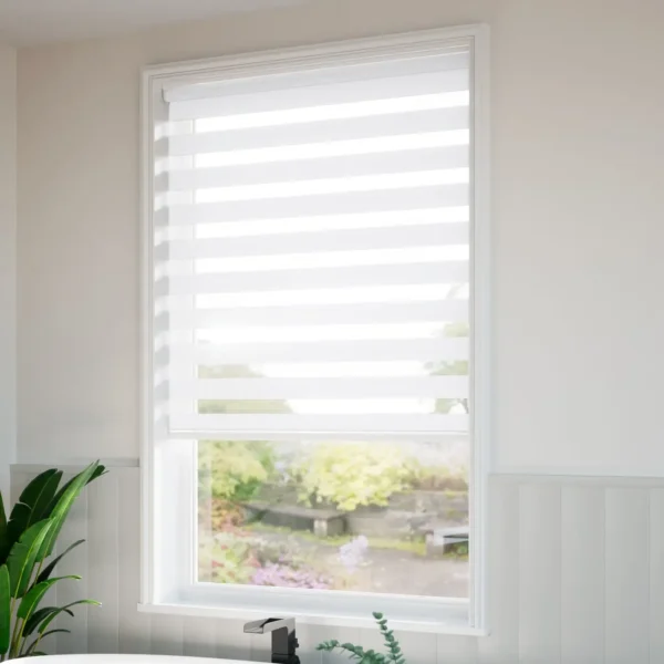Enjoy Bright White Zebra Blinds - Image 2