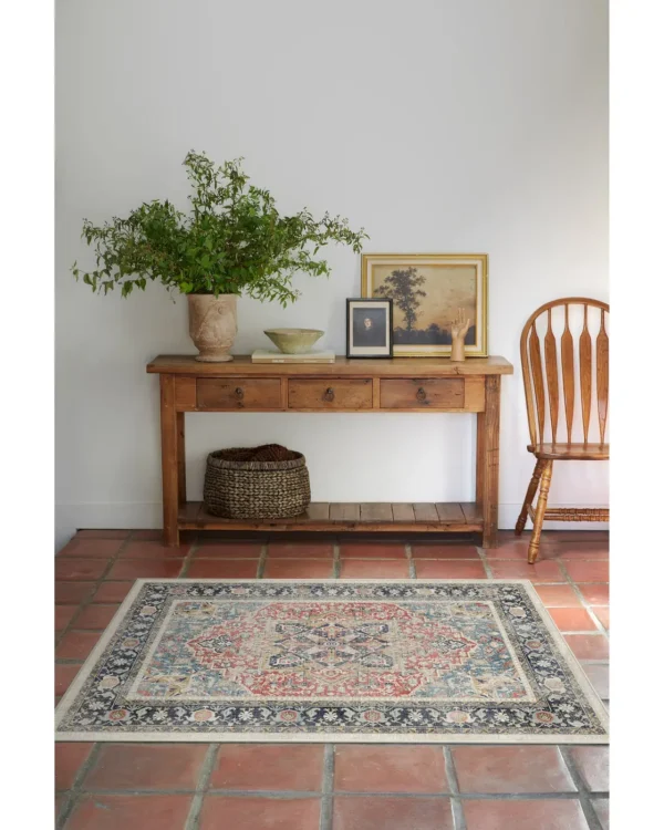 Kamran Cayenne Red Persian Rug - Image 5