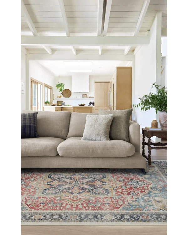 Kamran Cayenne Red Persian Rug - Image 6
