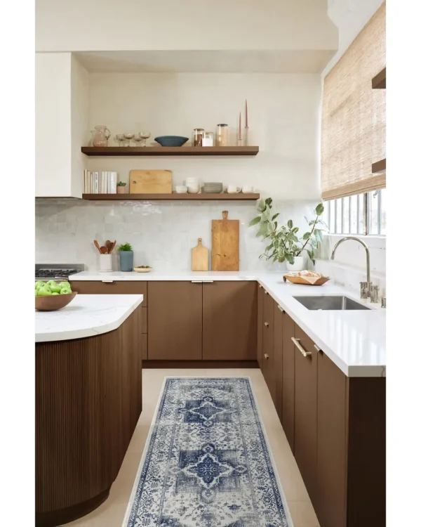 Kira Delft Blue Persian Rug - Image 6