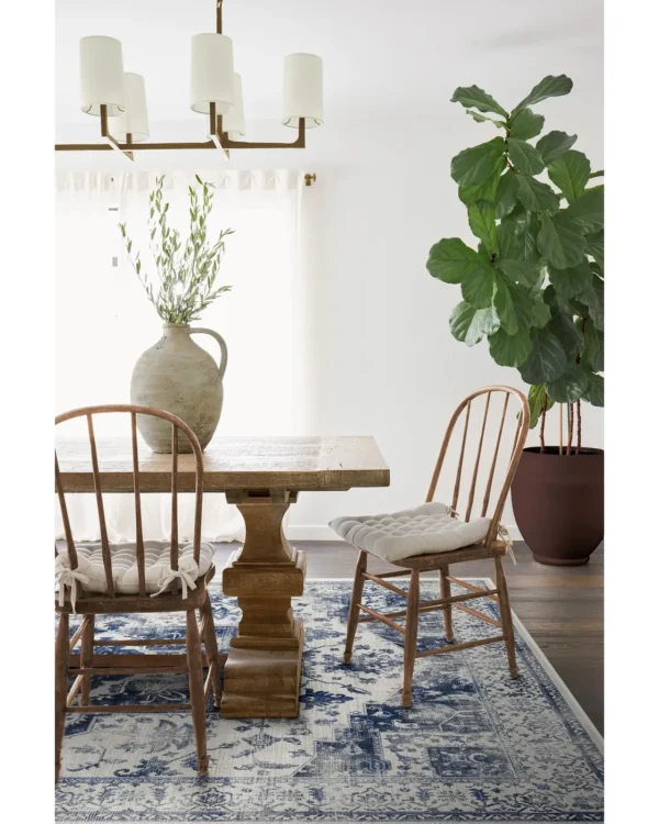Kira Delft Blue Persian Rug - Image 4