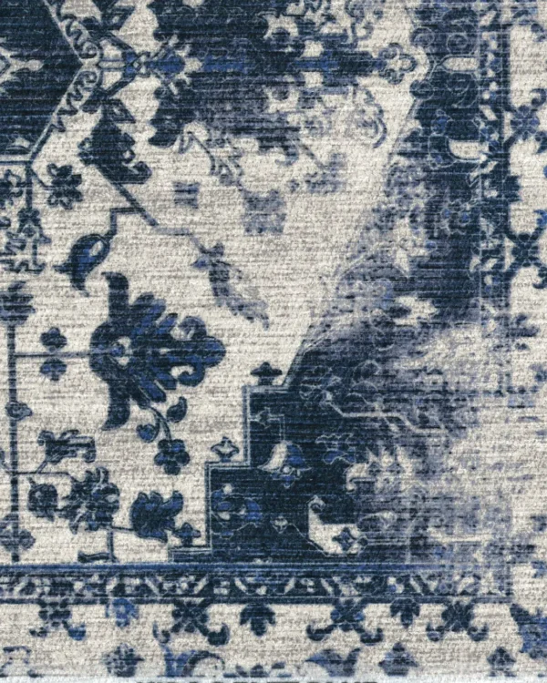 Kira Delft Blue Persian Rug - Image 3