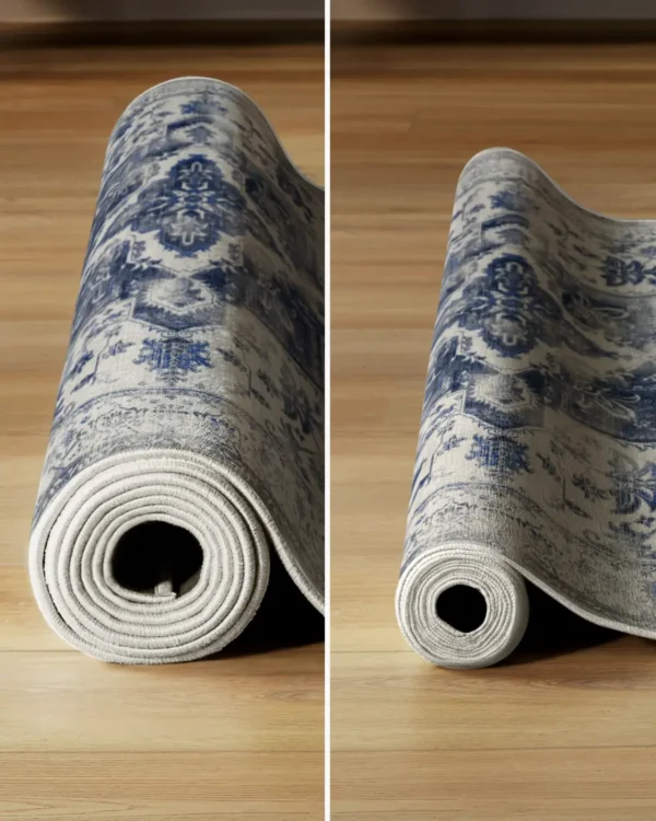Kira Delft Blue Persian Rug - Image 2