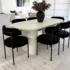 Madison Ivory And Grey Dining Room Carpet