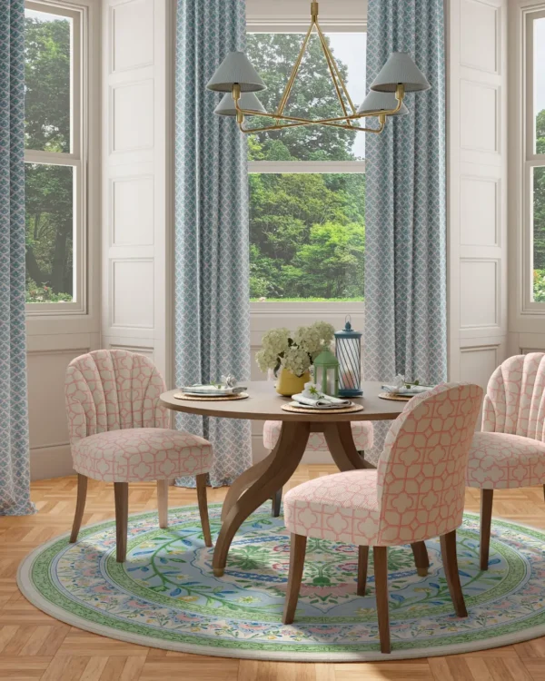 Skye Blue Multicolour Persian Rug - Image 3