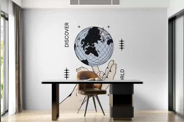 Wall-Murals-Beige-Hands-Spinning - Image 3