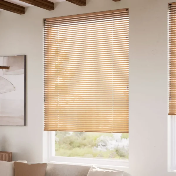 Woodgrain Warm Oak Venetian Blind - Image 3