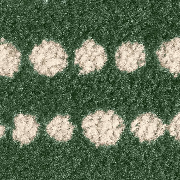 Dot Stripe Green Runner & Mat Set - Image 4