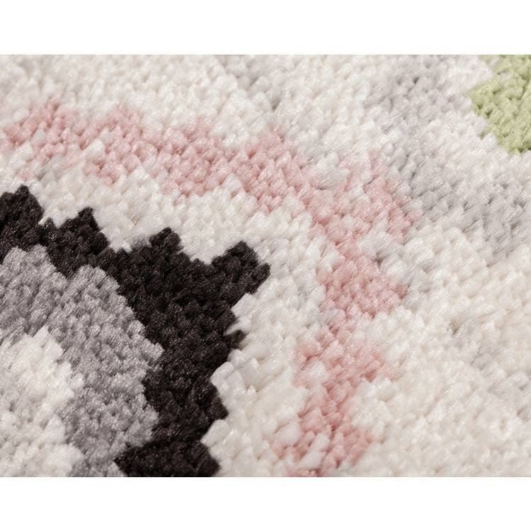 Blush Pink Cut Pile Rug - Image 4