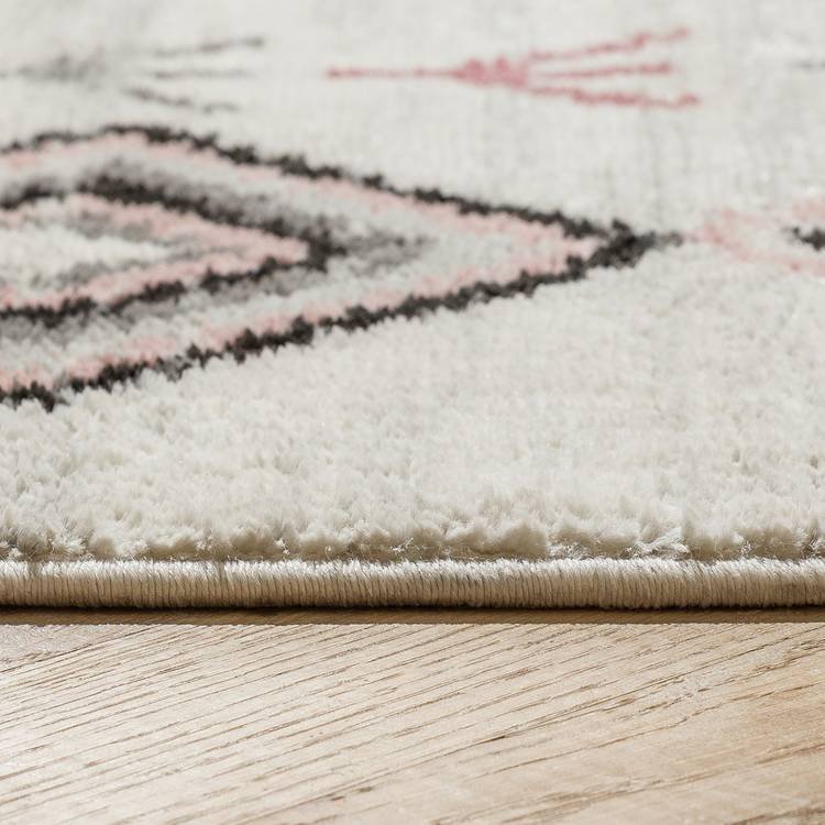 Blush Pink Cut Pile Rug - Image 3
