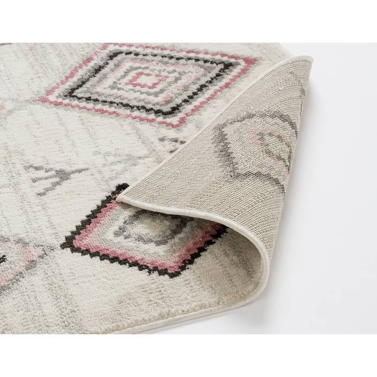 Blush Pink Cut Pile Rug - Image 2