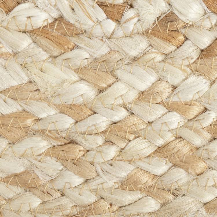 Braided Round Natural Jute Flatweave Rug - Image 2