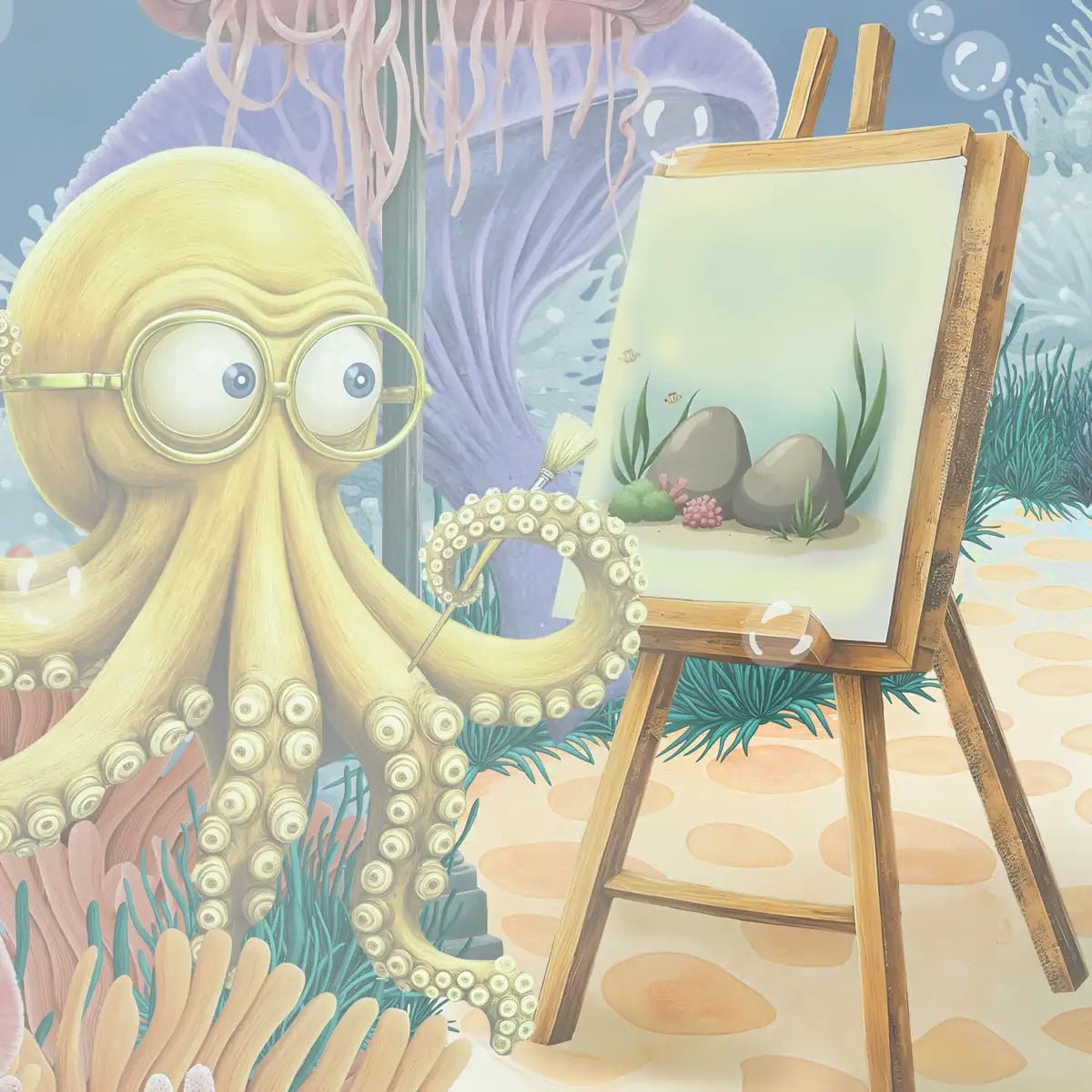 Coral Cafe Underwater Theme Kids Room Customised Wallpaper - Image 4