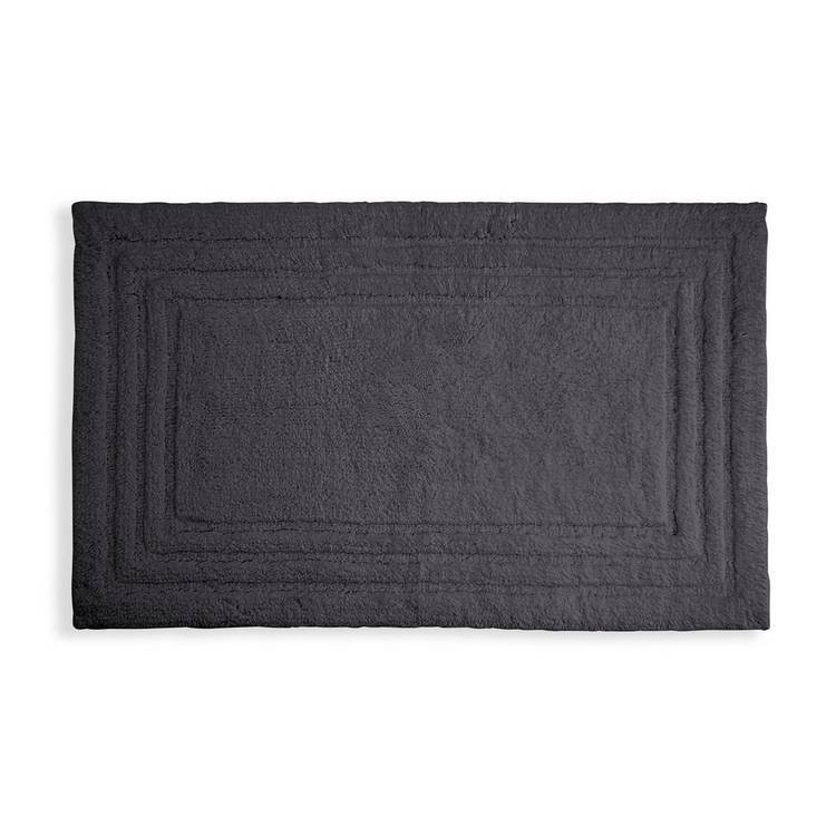 Cotton Deep Pile Tufted Bath Mat - Slate - Image 4