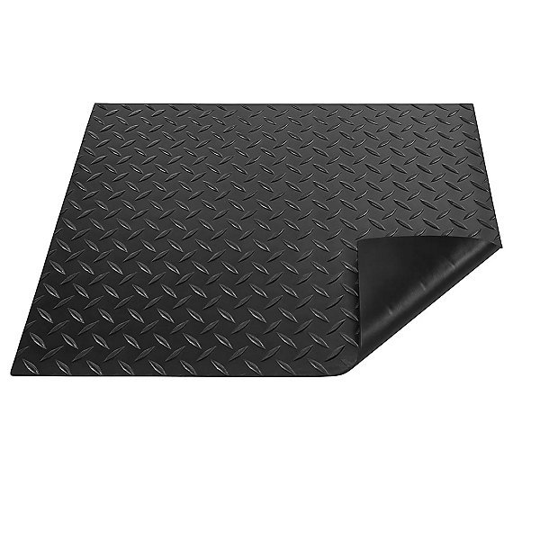 Diamond Rubber Flooring Roll 3mm Thick Non-Slip Mat for Garage, - Image 7