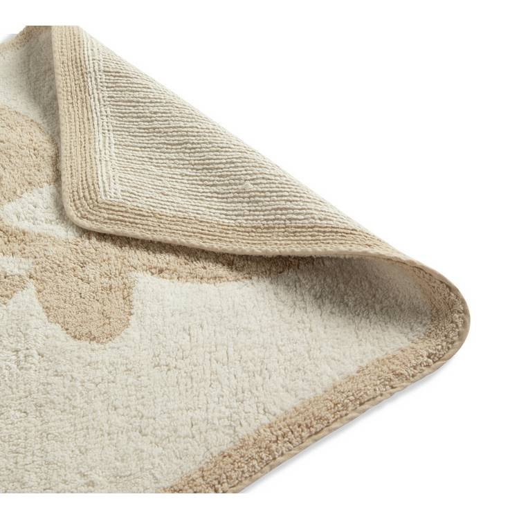 Floral Bee Bath Mat - Beige - Image 3