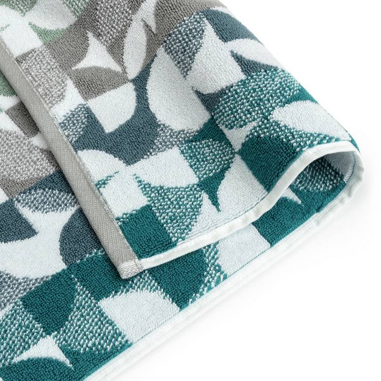 Geometric Bath Mat - Blue & Green - Image 2