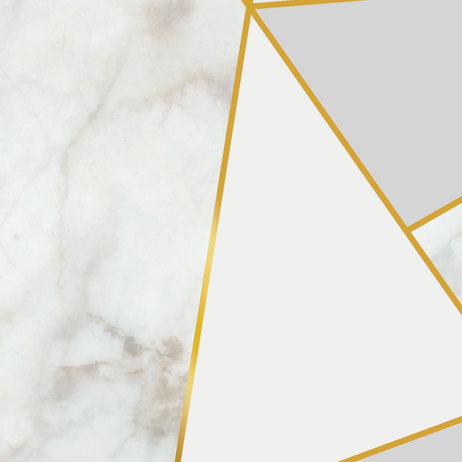 Golden Stripes With Marble Design Room Wallpaper, Customised - Image 2