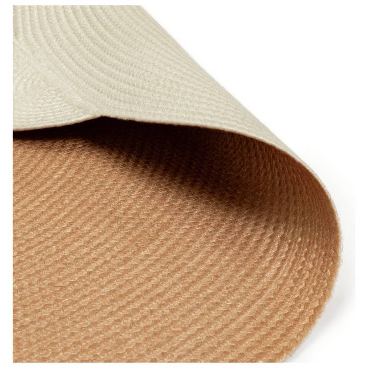 Kids Teddy Bear Round Brown Flatweave Rug - Image 5