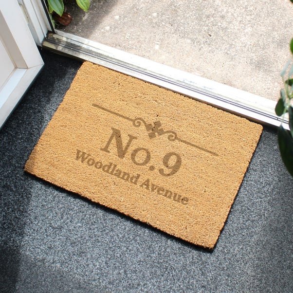 Personalised Rectangle Name or Number Doormat - Image 2