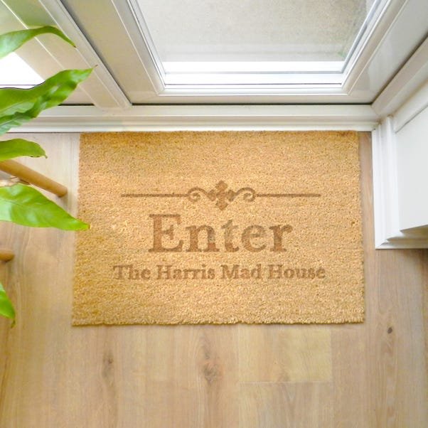 Personalised Rectangle Name or Number Doormat - Image 4