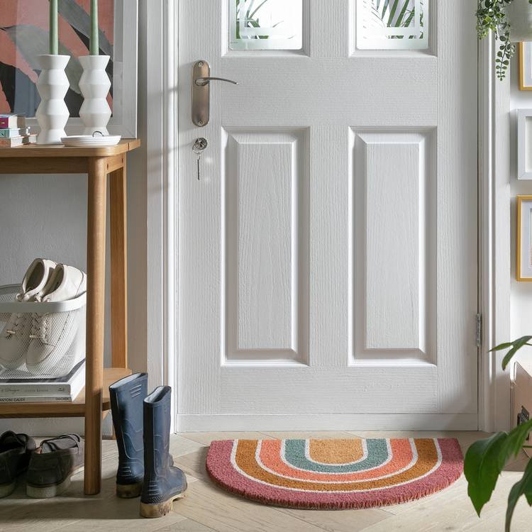 Rainbow Short Pile Doormat