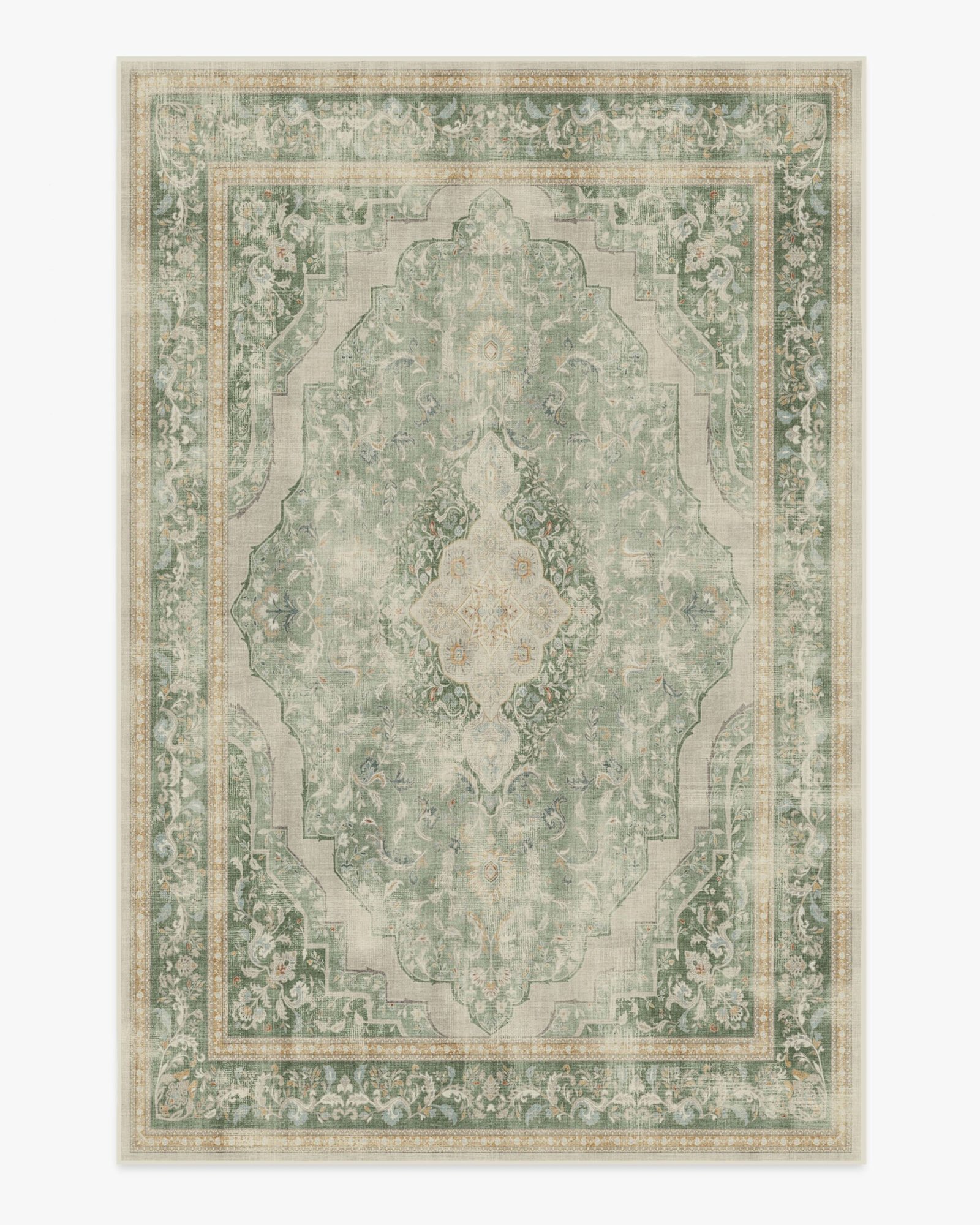 Adeline Natural Sage Persian Rug - Image 2