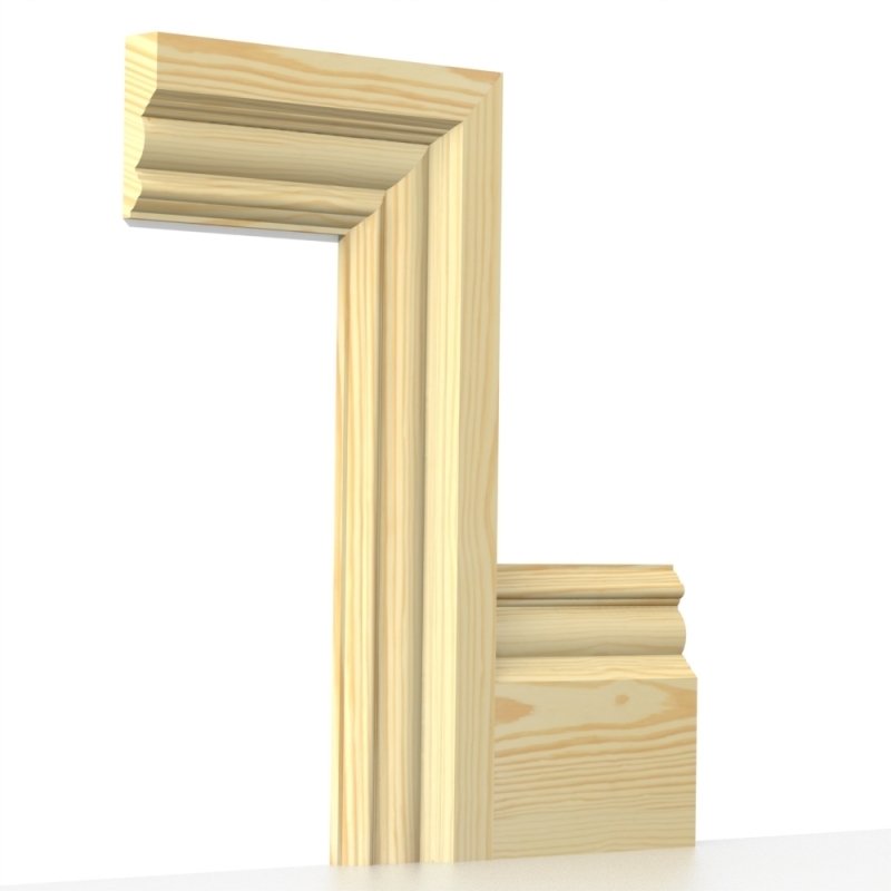 Pine Bromley Architrave Wooden Skirtings - Image 3