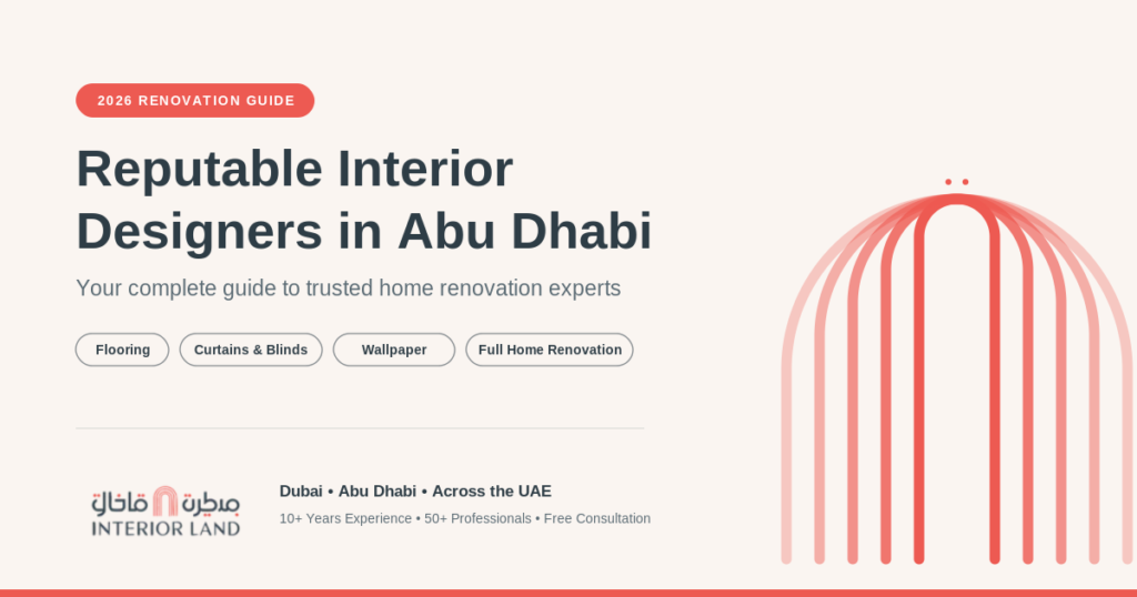 Reputable interior designers in Abu Dhabi consulting with homeowner